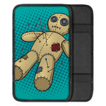 Voodoo Doll Print Car Center Console Cover