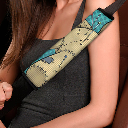 Voodoo Doll Print Car Seat Belt Covers