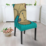 Voodoo Doll Print Dining Chair Slipcover