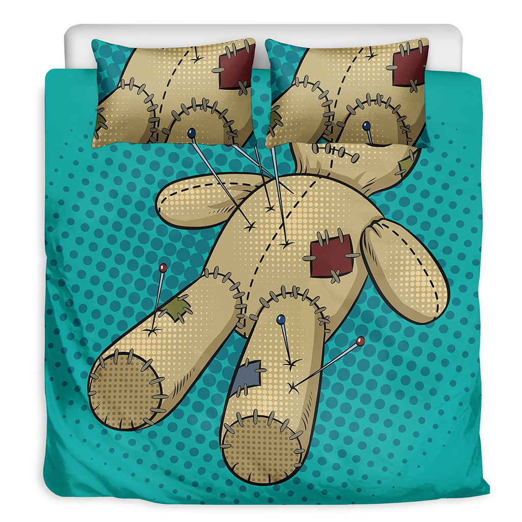 Voodoo Doll Print Duvet Cover Bedding Set