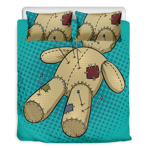 Voodoo Doll Print Duvet Cover Bedding Set