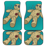 Voodoo Doll Print Front and Back Car Floor Mats