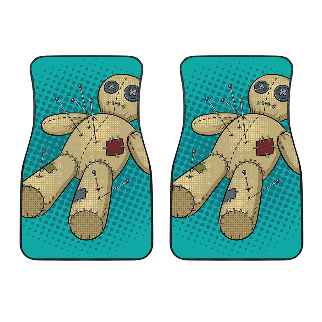 Voodoo Doll Print Front Car Floor Mats
