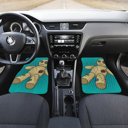 Voodoo Doll Print Front Car Floor Mats