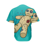 Voodoo Doll Print Men's Baseball Jersey