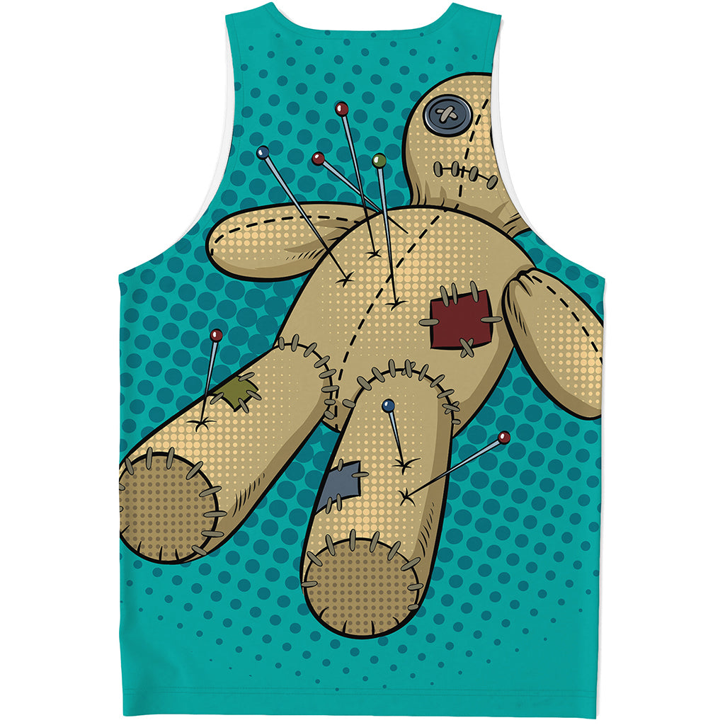 Voodoo Doll Print Men's Tank Top