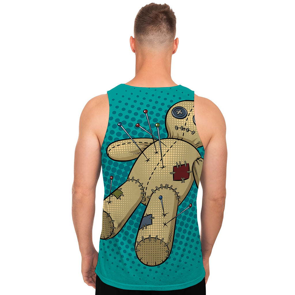 Voodoo Doll Print Men's Tank Top