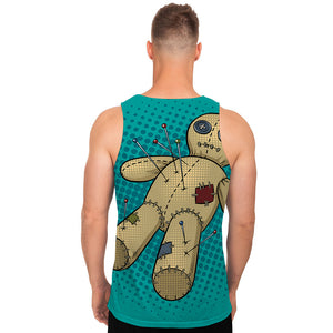 Voodoo Doll Print Men's Tank Top