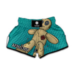 Voodoo Doll Print Muay Thai Boxing Shorts