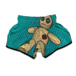 Voodoo Doll Print Muay Thai Boxing Shorts