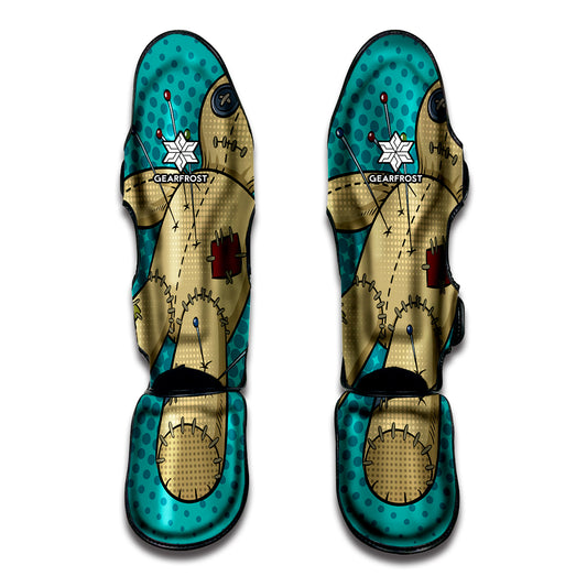 Voodoo Doll Print Muay Thai Shin Guard