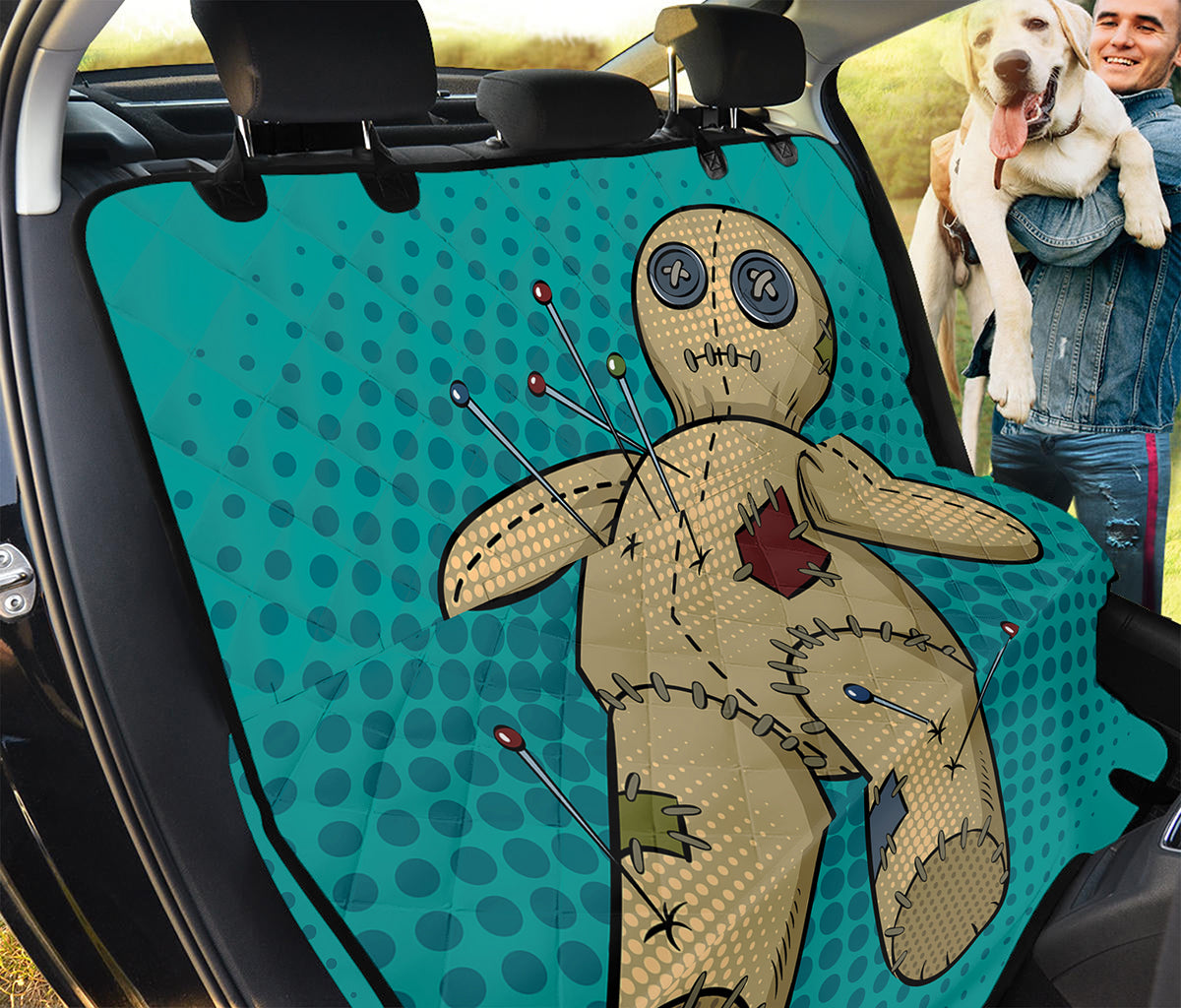 Voodoo Doll Print Pet Car Back Seat Cover