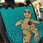Voodoo Doll Print Pet Car Back Seat Cover