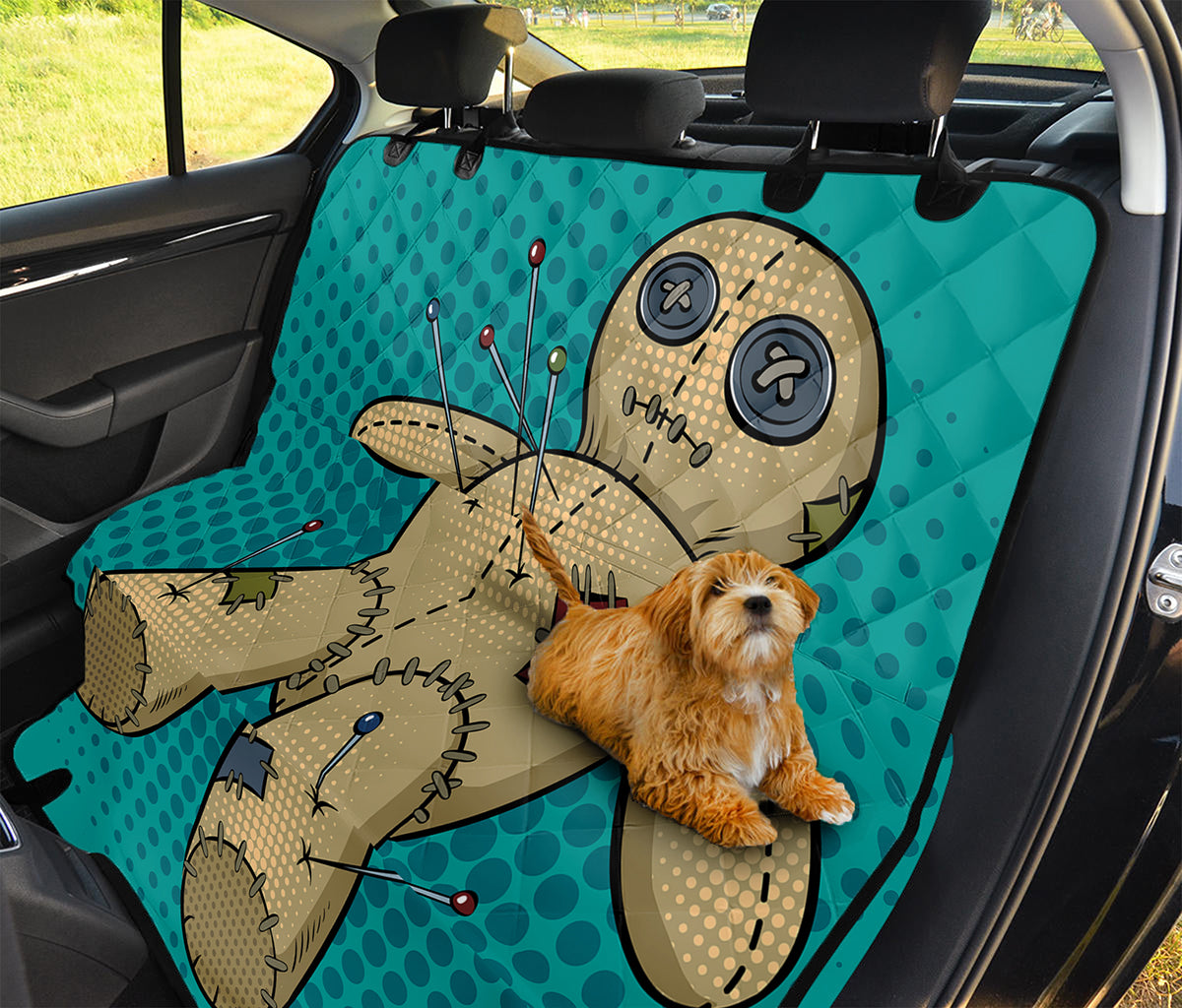 Voodoo Doll Print Pet Car Back Seat Cover