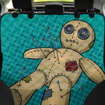 Voodoo Doll Print Pet Car Back Seat Cover