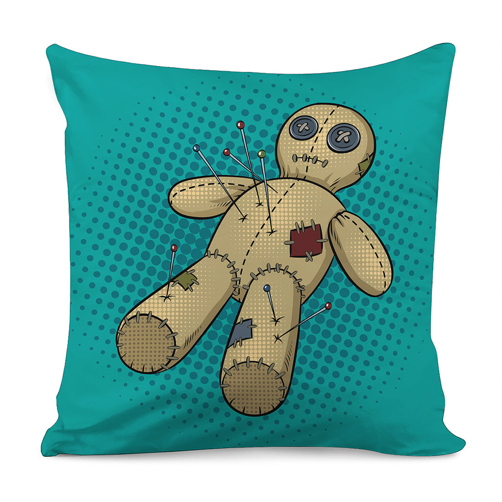 Voodoo Doll Print Pillow Cover