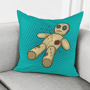 Voodoo Doll Print Pillow Cover