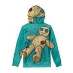 Voodoo Doll Print Pullover Hoodie