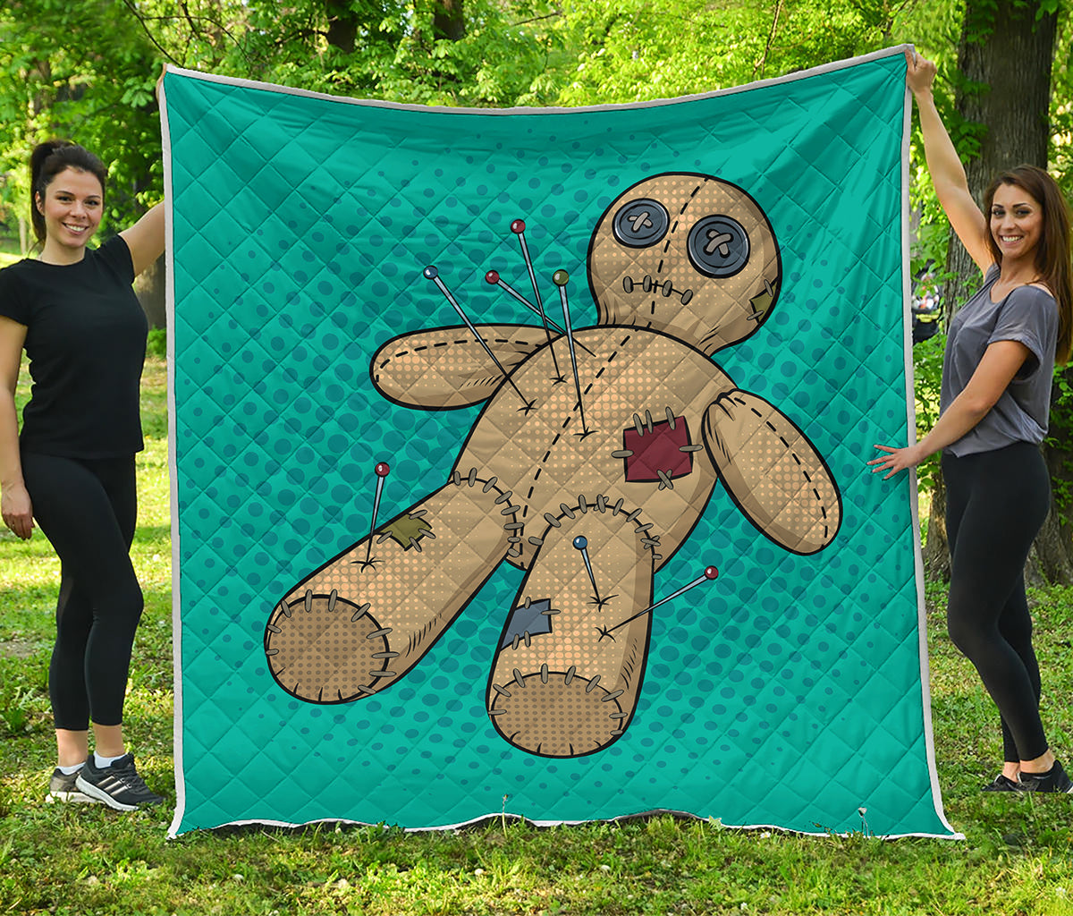 Voodoo Doll Print Quilt