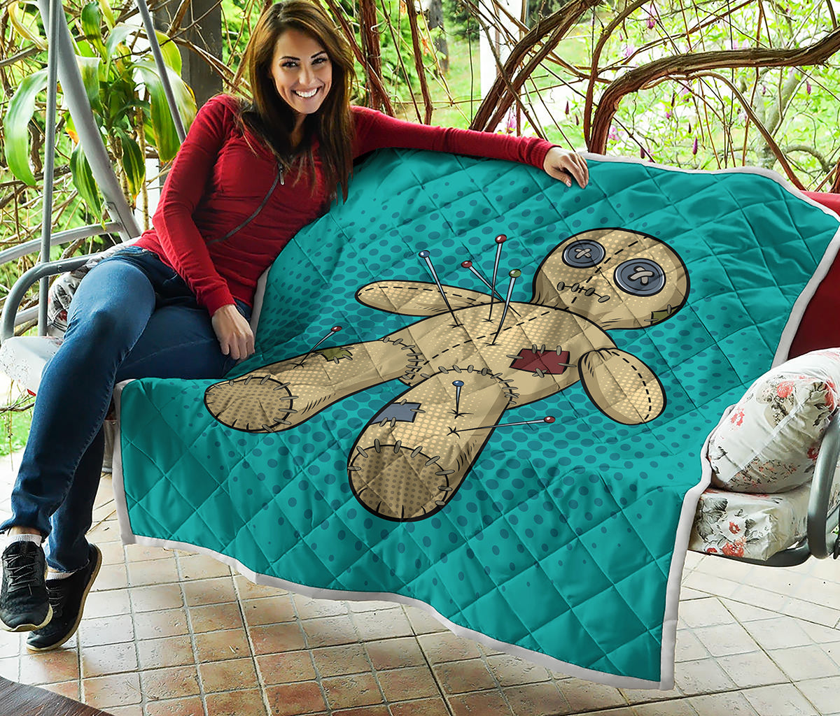 Voodoo Doll Print Quilt