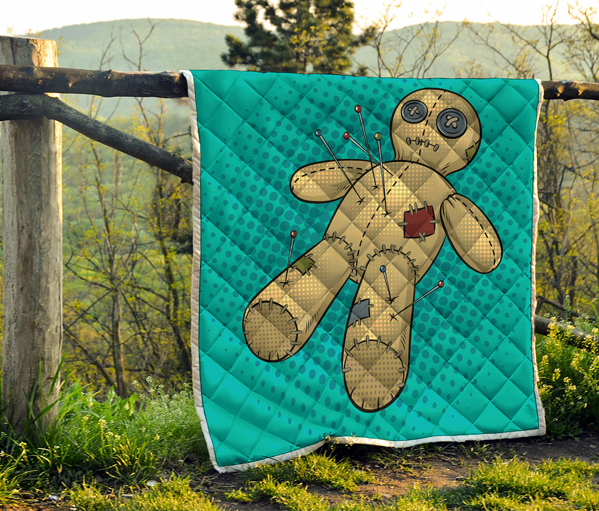 Voodoo Doll Print Quilt