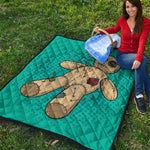 Voodoo Doll Print Quilt