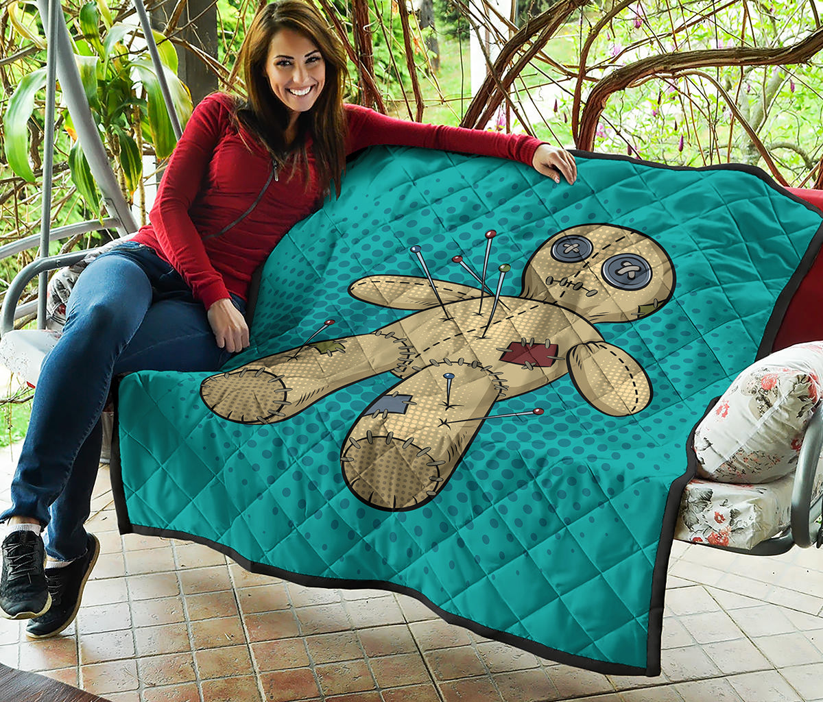 Voodoo Doll Print Quilt
