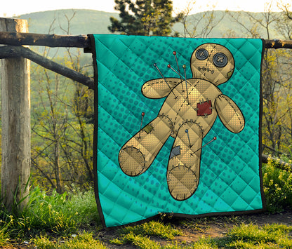 Voodoo Doll Print Quilt