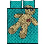 Voodoo Doll Print Quilt Bed Set