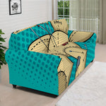 Voodoo Doll Print Sofa Cover