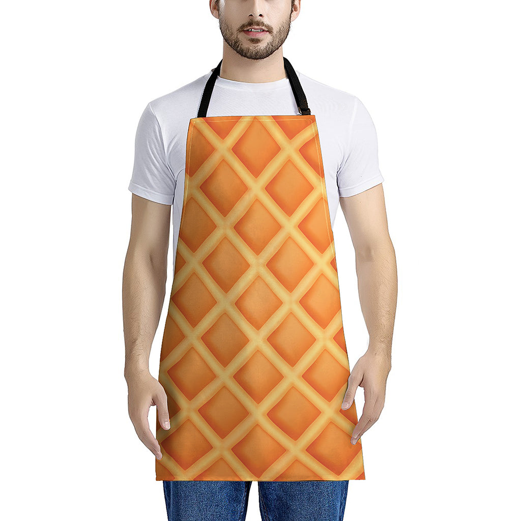 Waffle Print Apron