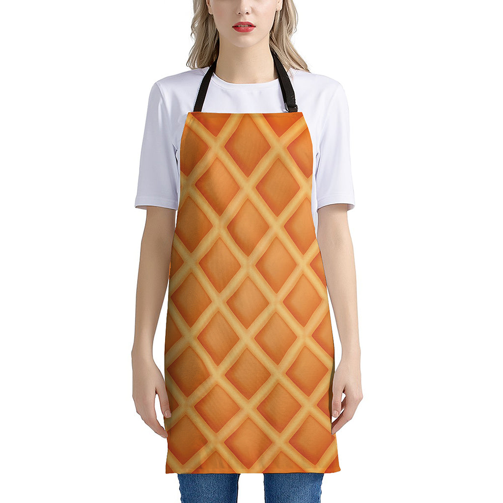 Waffle Print Apron