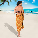 Waffle Print Beach Sarong Wrap