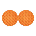 Waffle Print Car Coasters