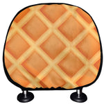 Waffle Print Car Headrest Covers