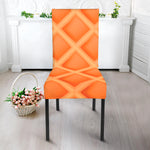 Waffle Print Dining Chair Slipcover