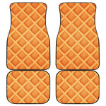 Waffle Print Front and Back Car Floor Mats