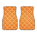 Waffle Print Front Car Floor Mats