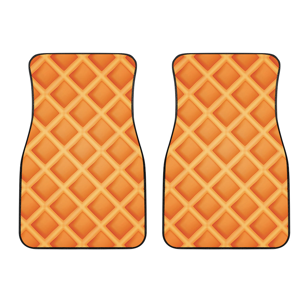 Waffle Print Front Car Floor Mats
