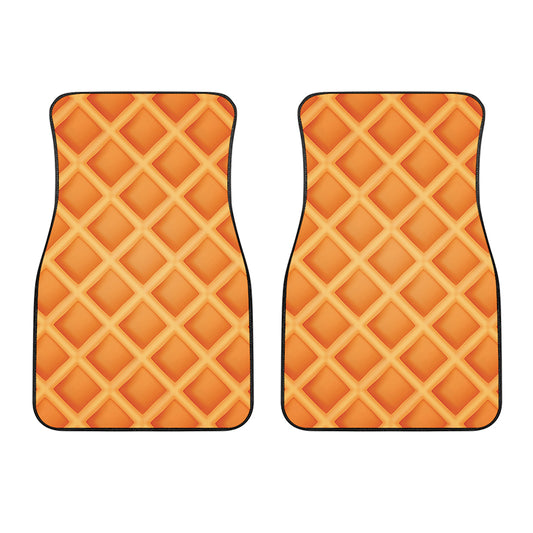 Waffle Print Front Car Floor Mats