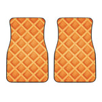 Waffle Print Front Car Floor Mats