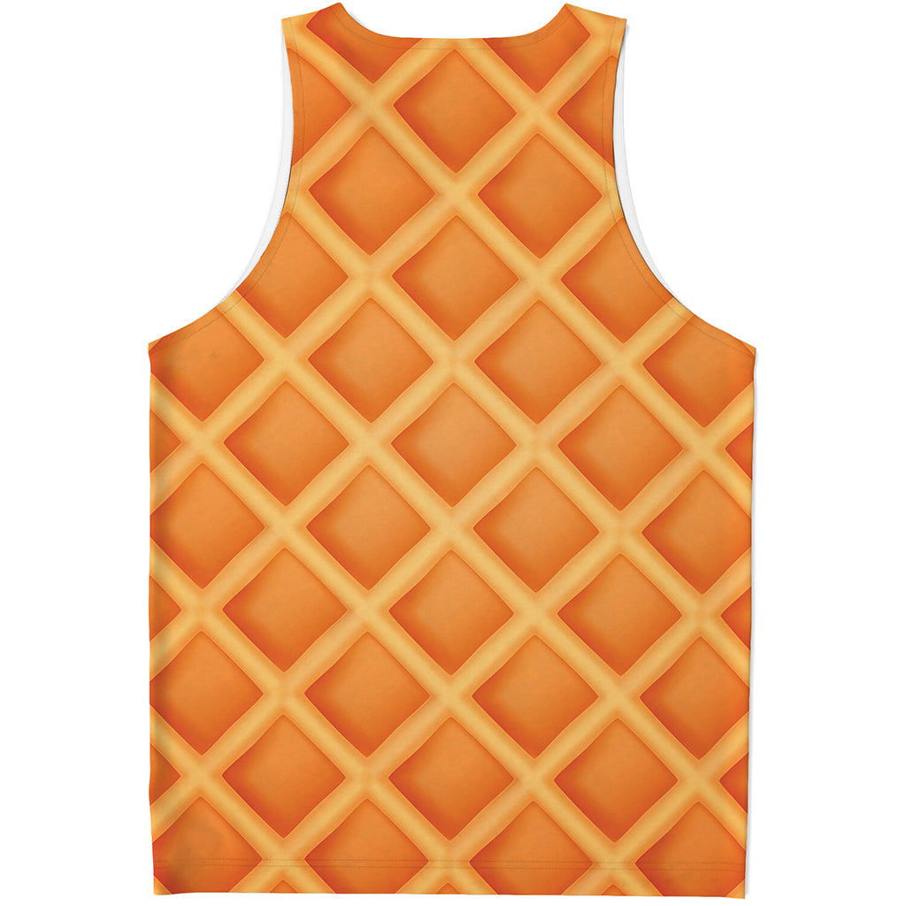 Waffle Print Men's Tank Top