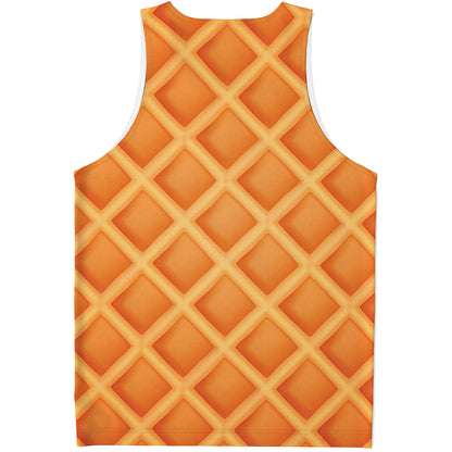 Waffle Print Men's Tank Top