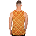 Waffle Print Men's Tank Top