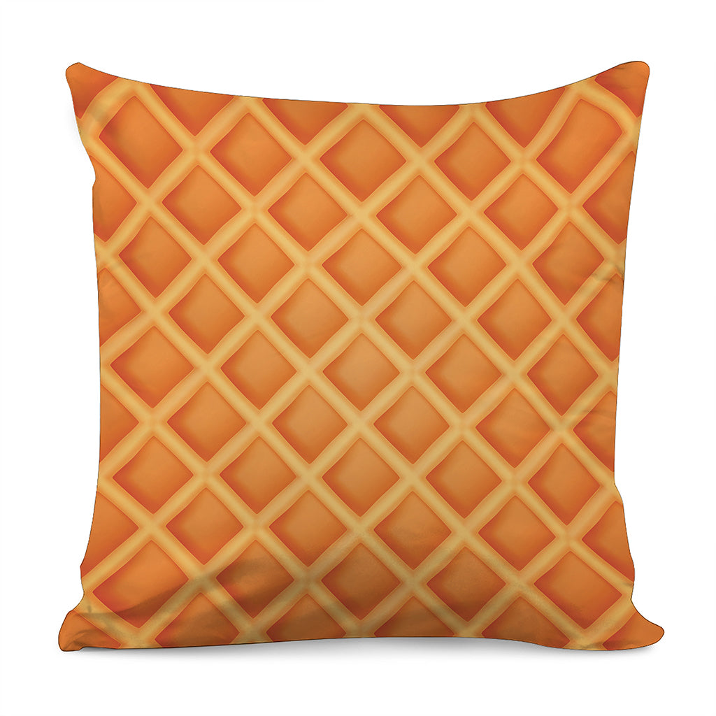 Waffle Print Pillow Cover