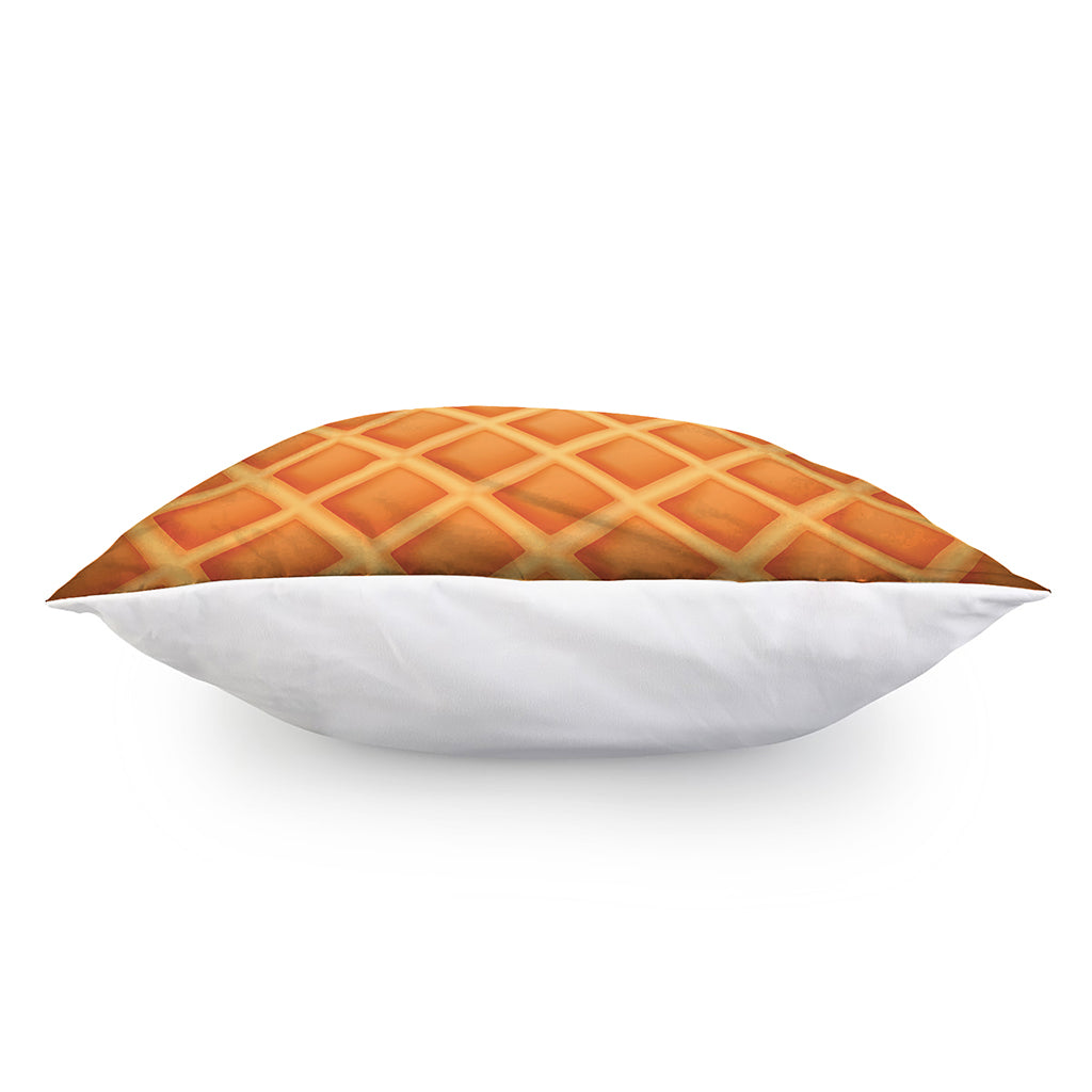 Waffle Print Pillow Cover