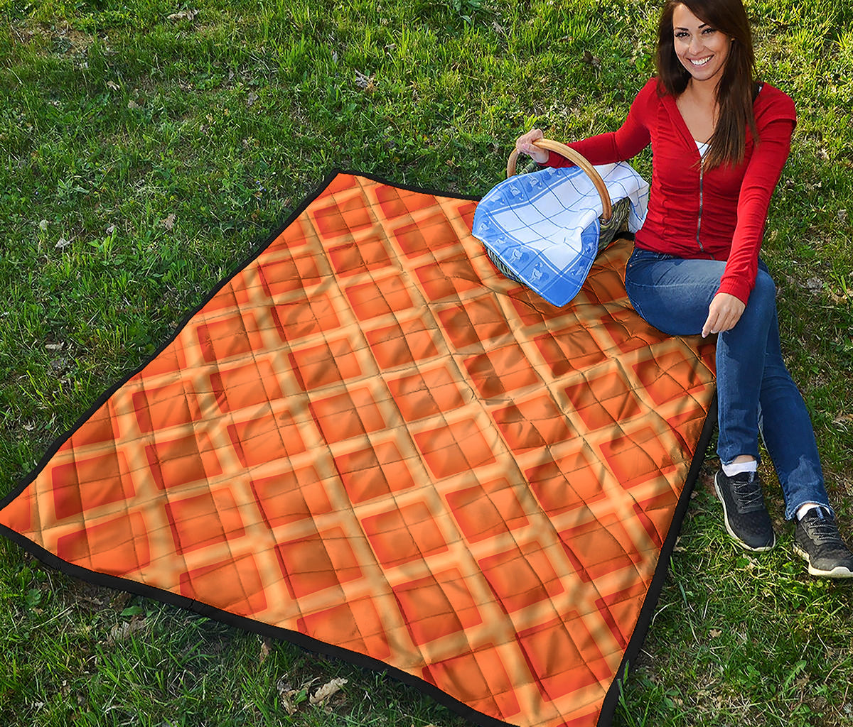 Waffle Print Quilt