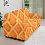 Waffle Print Sofa Cover