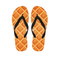 Waffle Print Flip Flops