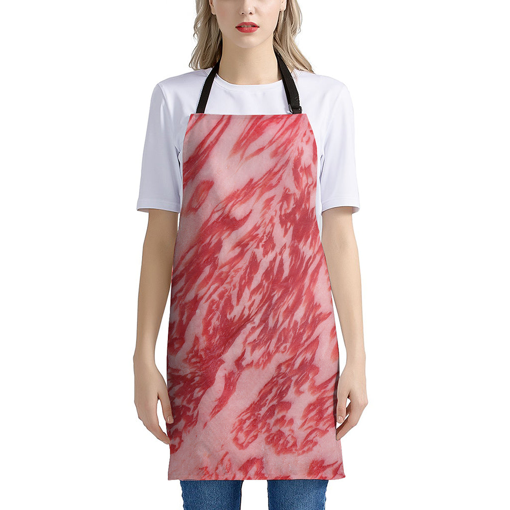 Wagyu Beef Meat Print Apron